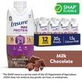 thumbnail image 1 of Ensure Max Protein Shake, 2-in-1 Muscle Support, 30g Protein, Milk Chocolate, 11 fl oz, 12 Pack, 1 of 16