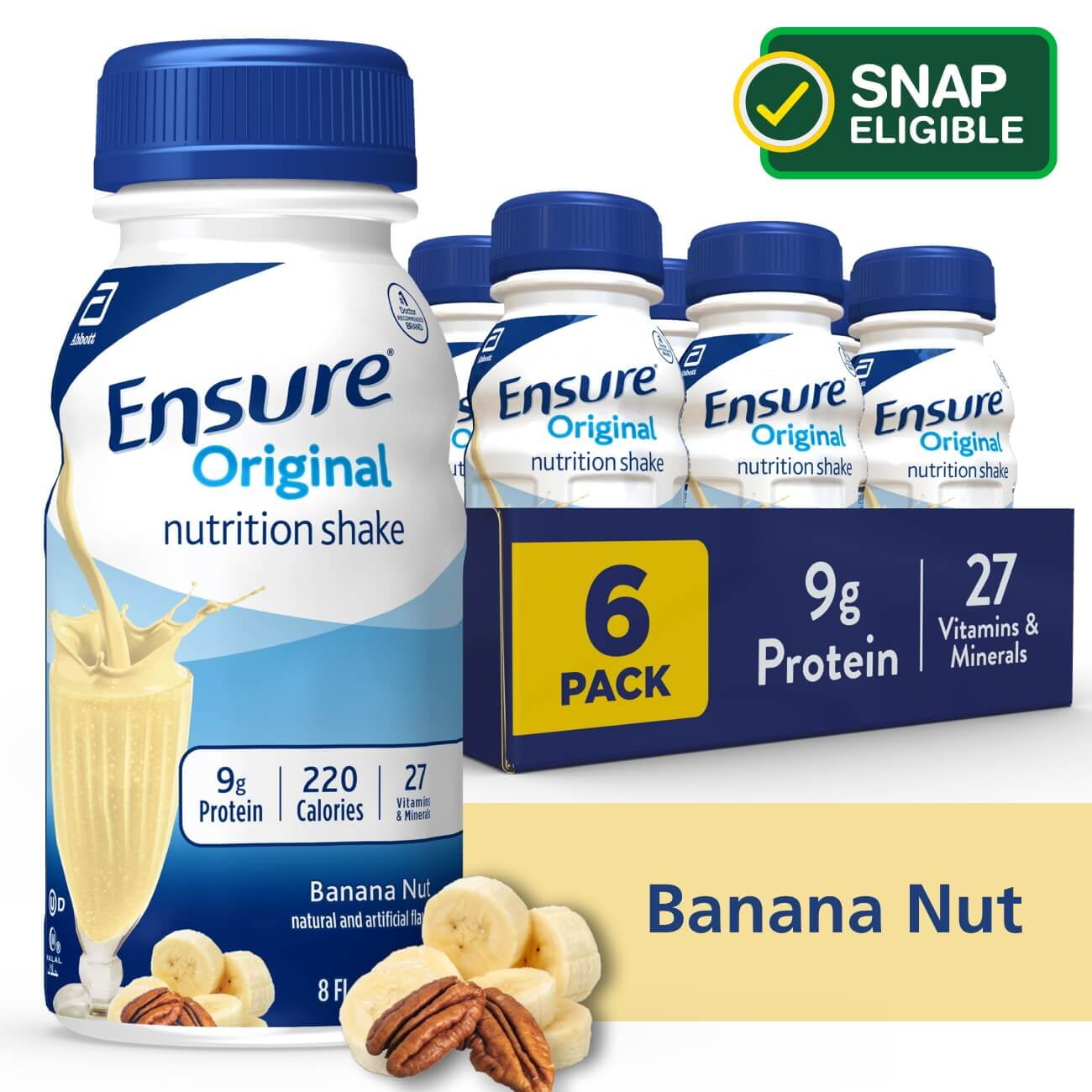 Ensure Original Banana Nut Nutrition Shake | 6 Pack