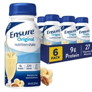Ensure Original Meal Replacement Nutrition Shake, Banana Nut, 8 fl oz, 6 Count