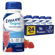 Ensure Original Meal Replacement Nutrition Shake, Strawberry, 8 fl oz