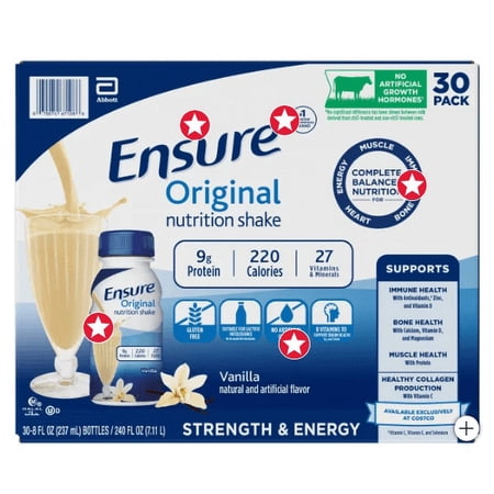 Ensure Original Nutrition Shake, 8 fl. oz, 30-pack, Vanilla