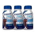 Ensure Original Nutrition Shake Dark Chocolate, 8 ounce Bottle, 6