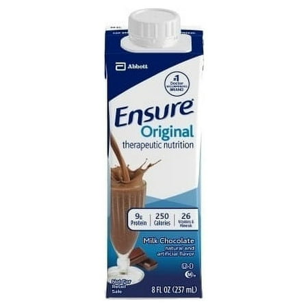 Ensure Original Therapeutic Nutrition, Milk Chocolate, 8 oz Cartons - Pack of 6