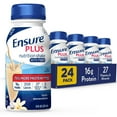 thumbnail image 1 of Ensure Plus Liquid Nutrition Shake with 16 Grams of Protein, , Vanilla, 8 FL Oz Bottle (Pack of 24), 1 of 8