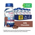 thumbnail image 1 of Ensure Plus Meal Replacement Nutrition Shake, Milk Chocolate, 16g Protein, 8 fl oz - 24 Pack, 1 of 16