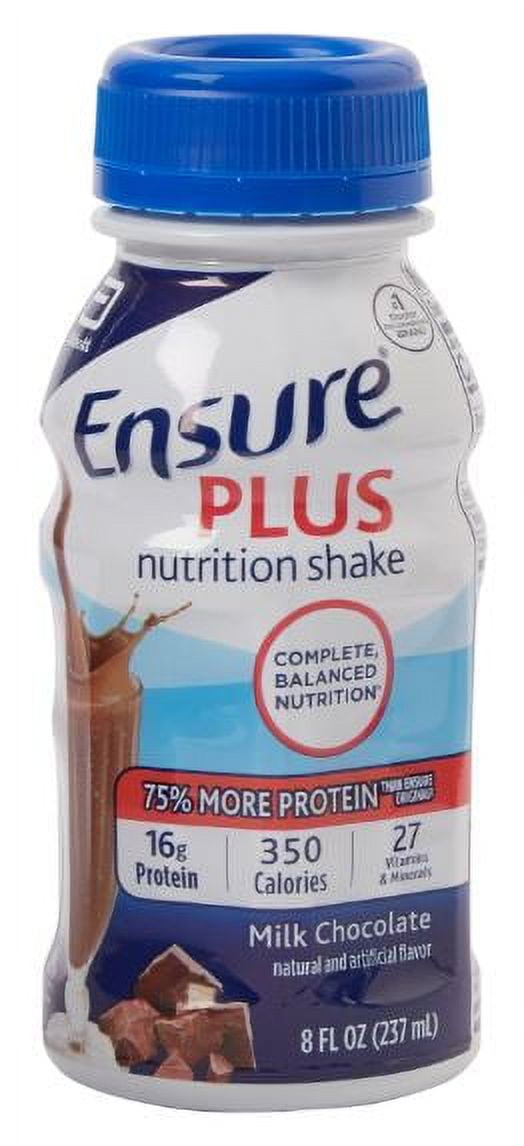 Ensure Plus Nutrition Shake Milk Chocolate Flavor Liquid 8 oz. Bottle ...