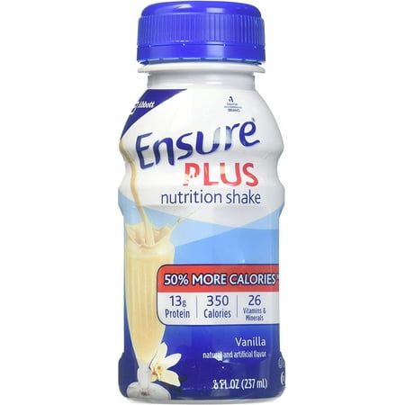 Ensure Plus Ready To Use (Vanilla) 24/8-Fl-Oz Bottles - 1 Case Of 24