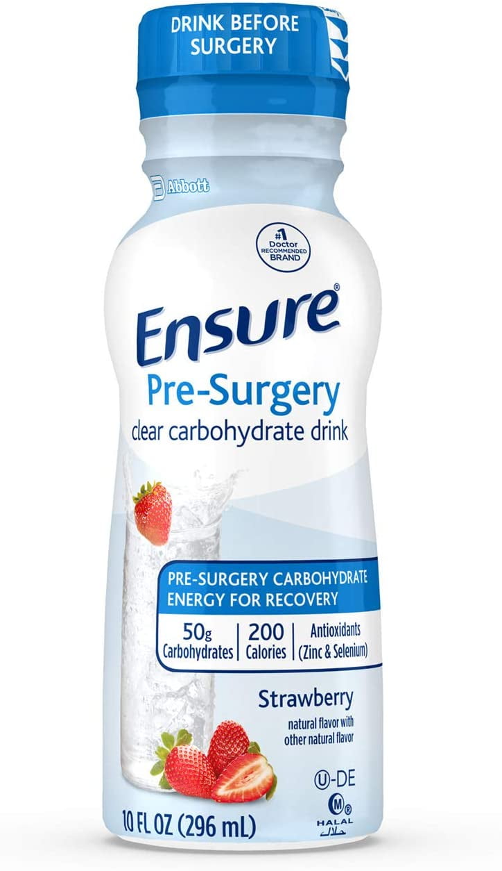 Ensure Pre-Surgery Clear Carbohydrate Drink Strawberry Oral