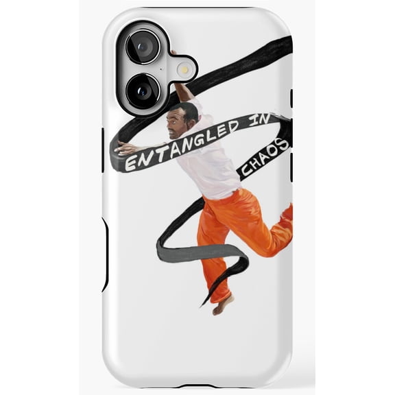 Entangled Chaos Geometric Abstract Phone Case for iPhone 17 16 15 14 13 12 11 Pro Max