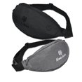 thumbnail image 1 of Entchin 2 Pack Fanny Pack for Men Women,Polyester Crossbody Waistpack,Zipper,on Waist,Adult Teen, 1 of 1