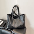thumbnail image 1 of Entchin PU Leather Hobo Bag for Women,Lightweight Tote Bag, Black Shoulder Handbag Purse,Adult Teen, 1 of 5