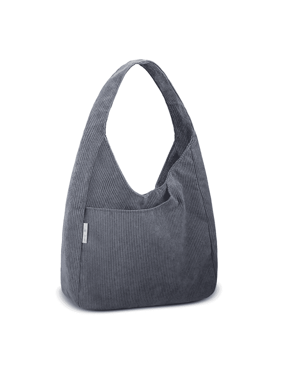 Women Hobo Bag Senior Corduroy Handbag Shoulder Purse for Teen, Adult Tote Bag