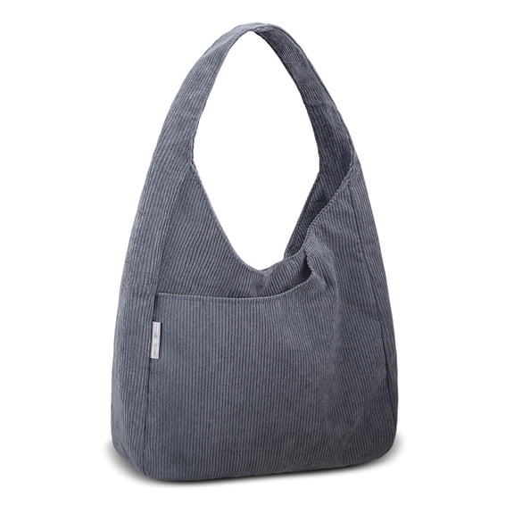 Entchin Women Hobo Bag Senior Corduroy Handbag Shoulder Purse for Teen, Adult Tote Bag