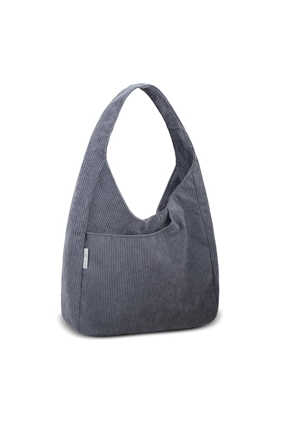 Women Hobo Bag Senior Corduroy Handbag Shoulder Purse for Teen, Adult Tote Bag