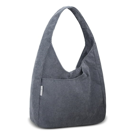 Entchin Women Hobo Bag Corduroy Handbag Shoulder Purse for Teen, Adult Tote Bag