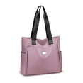 thumbnail image 1 of Entchin Women Hobo Bag,Water Resistant Nylon Tote Bag,Casual Shoulder Handbag Purse,Pink, 1 of 6