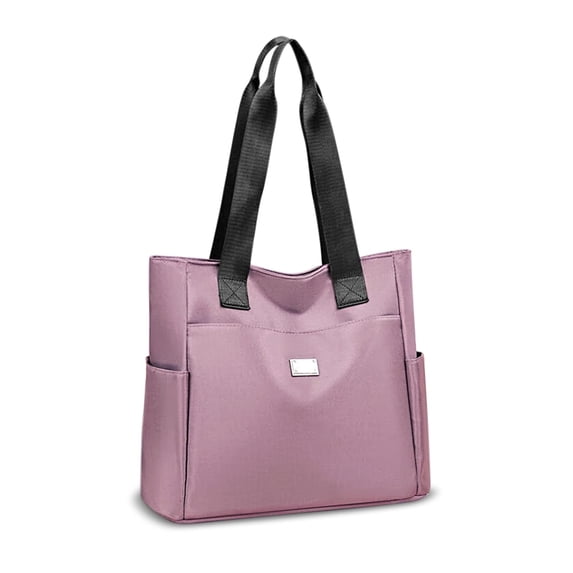 Entchin Women Hobo Bag,Water Resistant Nylon Shoulder Purse,Girl Casual Handbag Tote,Pink