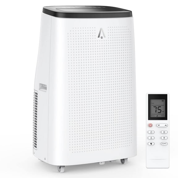 Entcook 9,300 BTU (14,000 BTU ASHRAE) Portable Air Conditioner with Remote Control, for Rooms up to 700 Sq.ft