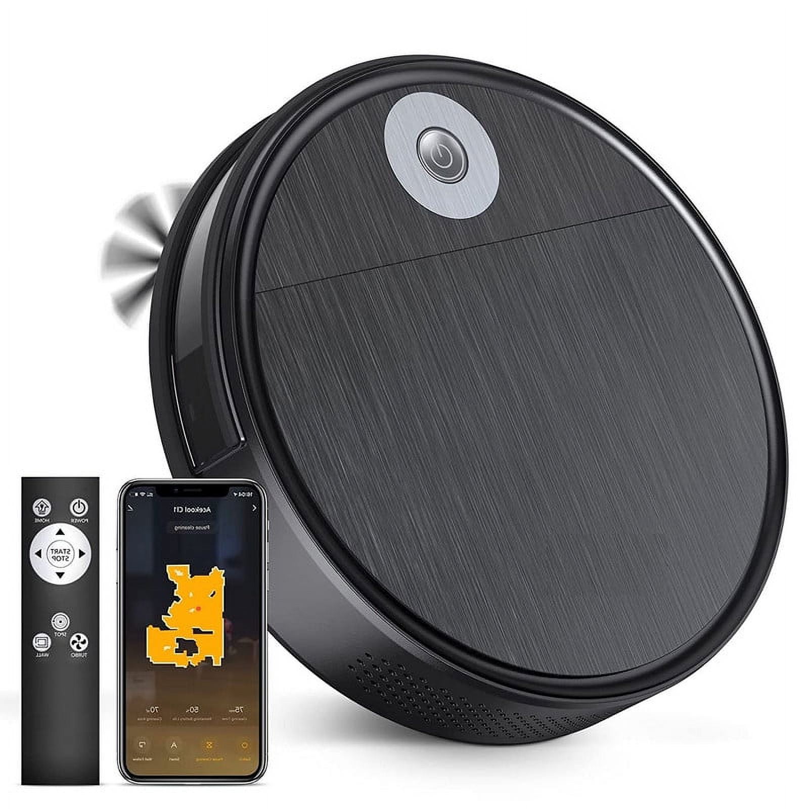 Entcook Robot Vacuum Cleaner, WiFi/Remote Control, 2200Pa Powerful