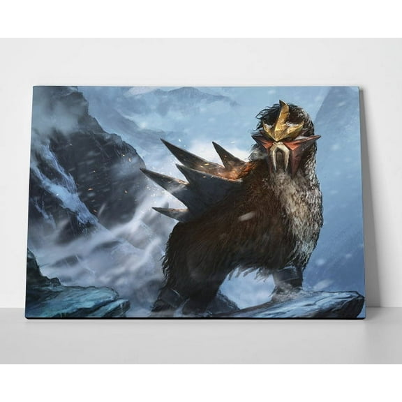 Entei Pokemon Poster or Wrapped Canvas