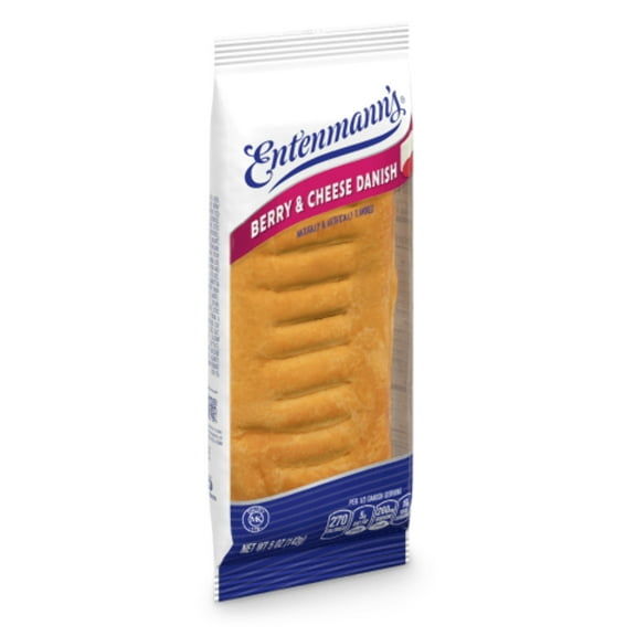 ENTENMANN'S BERRY CHEESE DANISH, 6 PACK