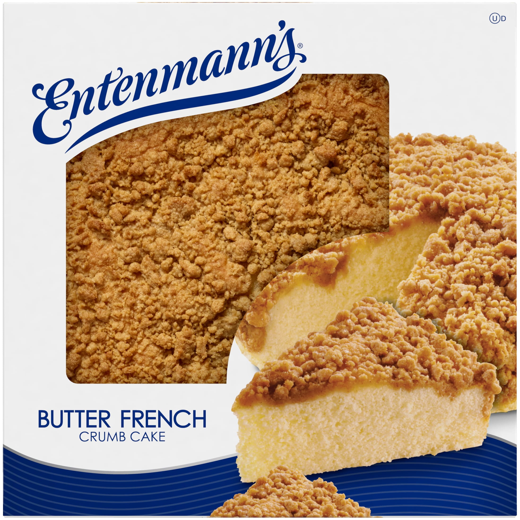 Entenmann's Butter French Crumb Cake, 14 oz, Crumb Cakes, Box