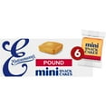 thumbnail image 1 of Entenmann's Mini Butter Pound Cakes, 6 packs, Mini Pound Cakes, 9.25 oz Box, 1 of 17