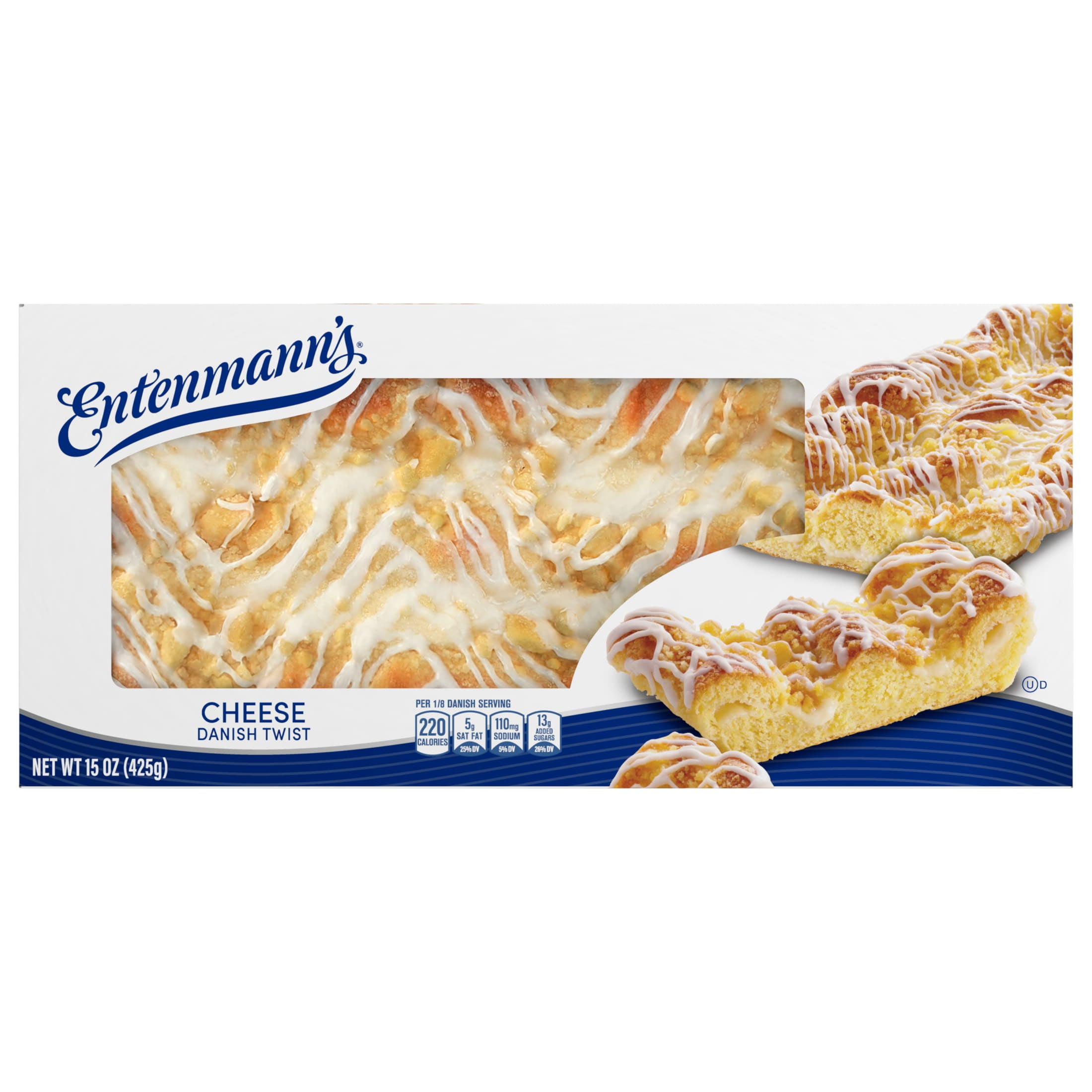 Entenmann's Bakery Department Cheese Danish Twist, Cream Filled Pastry ...