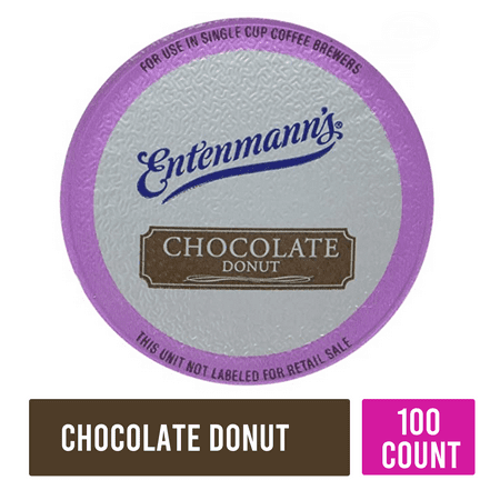 Entenmann's Chocolate Donut Single Serve K-cup Coffee, 100 Count