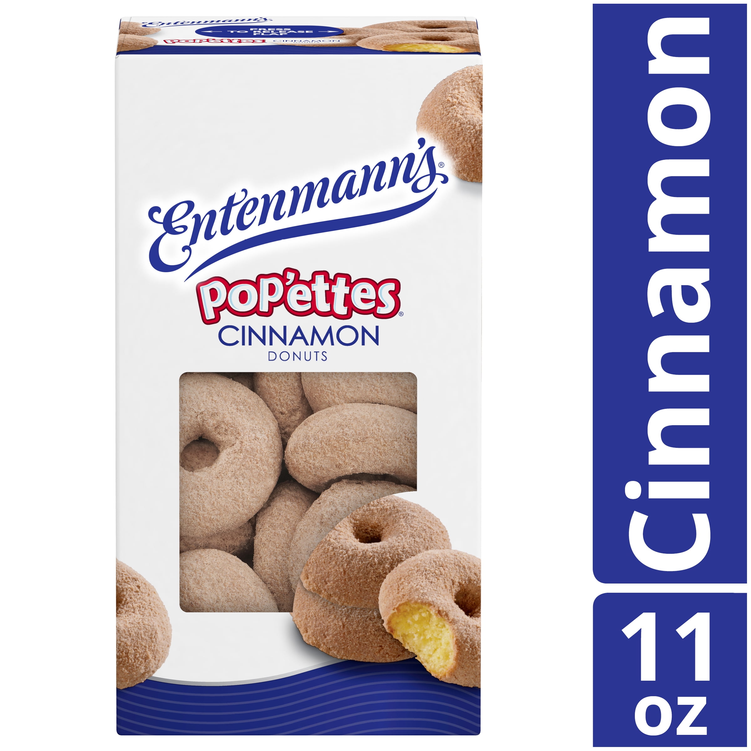 Entenmann's Cinnamon Donuts Pop'ettes, 11 oz