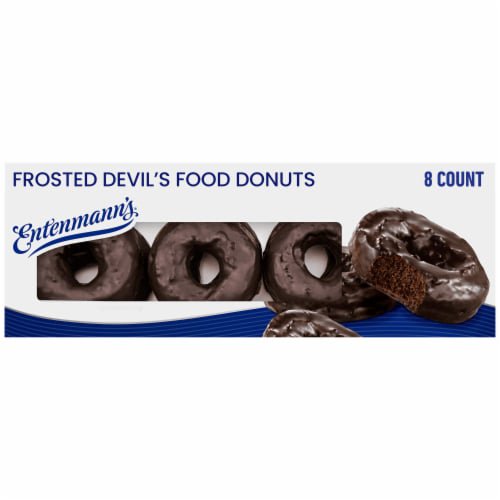 Entenmann's Frosted Devil's Food Chocolate Donuts