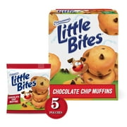 Entenmann's Little Bites Chocolate Chip Mini Muffins, 5 Pouches, 8.25 oz Box