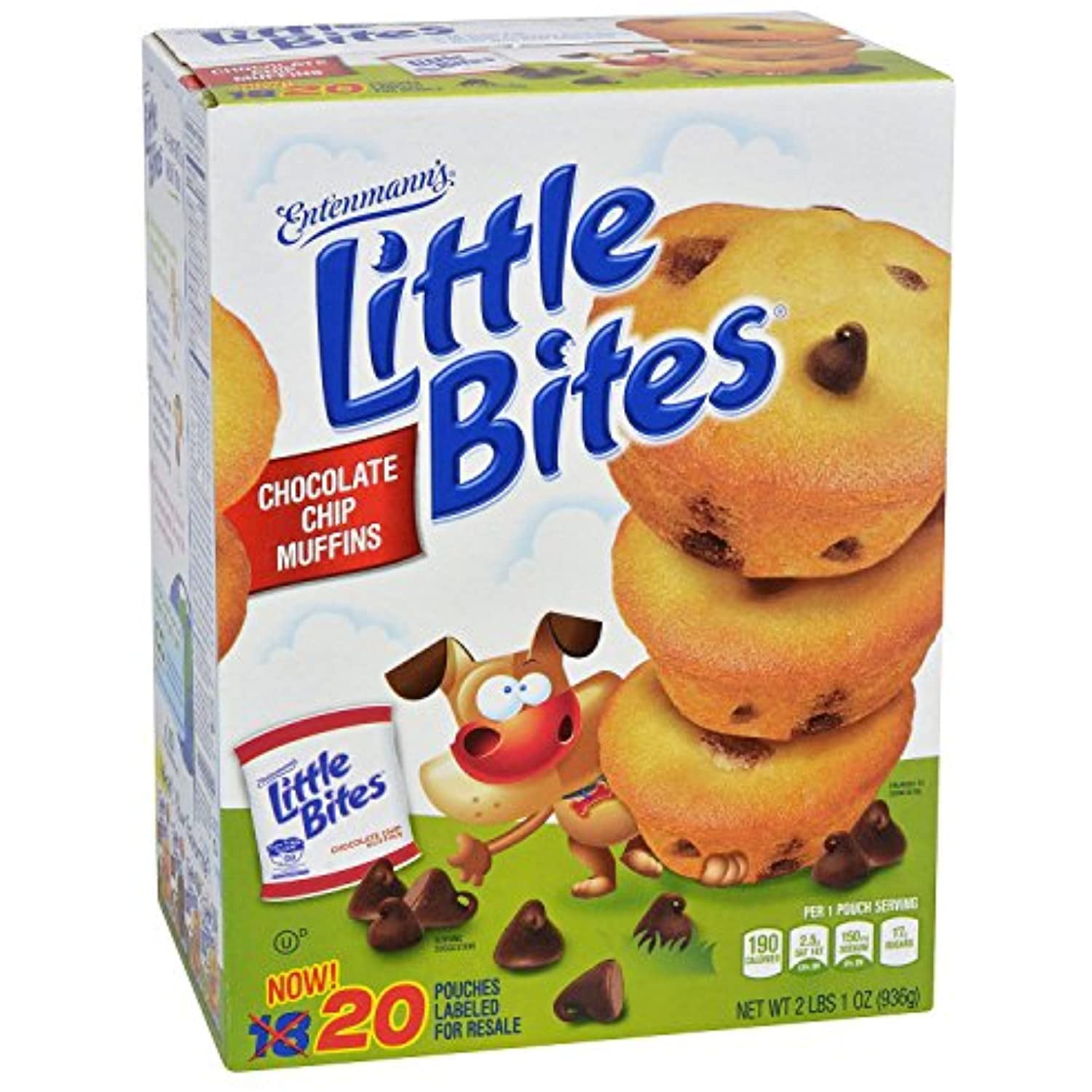 Entenmann's Little Bites Chocolate Chip Muffins (20 ct.)