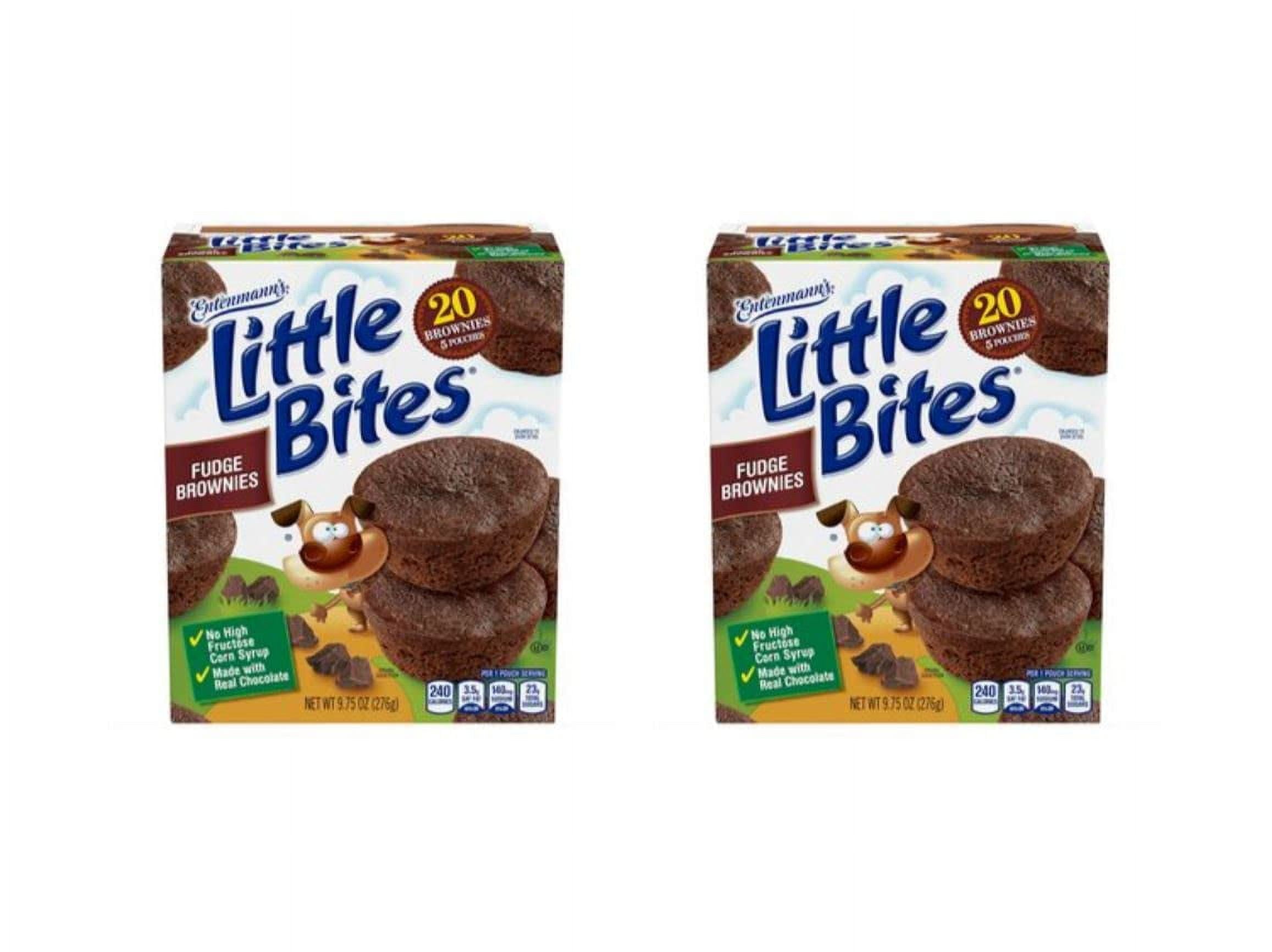 Entenmann's Little Bites Fudge Brownie Mini Muffins | 2 pack (10 ...