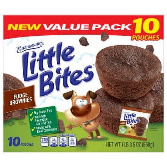 Entenmann's Little Bites Fudge Brownie Muffins 10 count, 19.50 oz