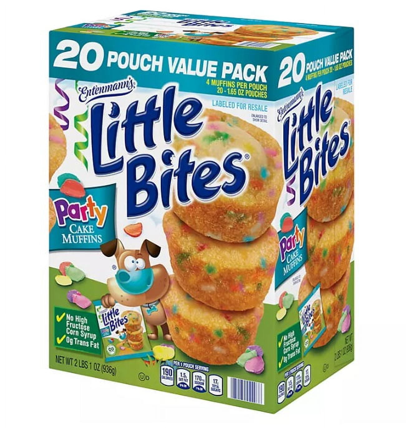 Entenmann's Little Bites Party Cake Muffins (1.65 oz., 20 pk