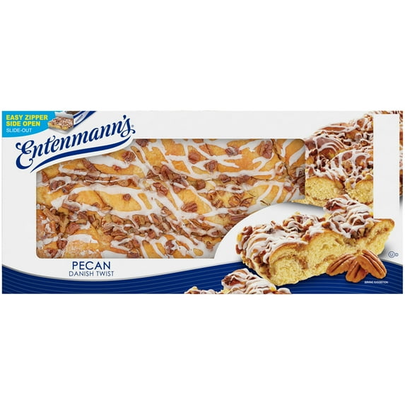 Entenmann's Pecan Danish Twist, 12.25 oz Box
