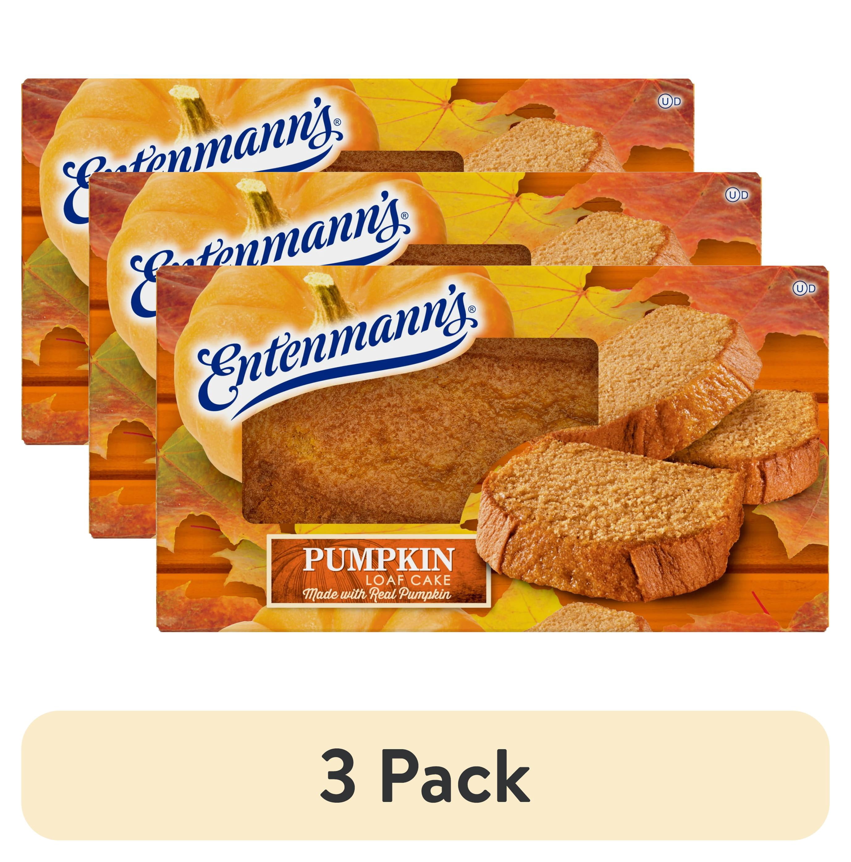 (3 pack) Entenmann's Pumpkin Loaf Cake, 13 oz, Loaf Cake, Box - Walmart.com