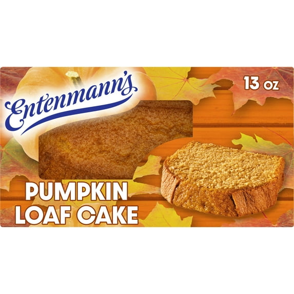 Entenmann's Pumpkin Loaf Cake, 13 oz, Loaf Cake, Box