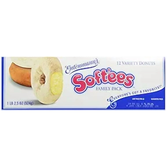 Entenmann's Soft'ees Donuts Variety Pack, 12 Count