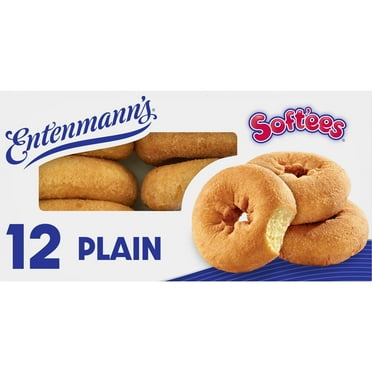 Entenmann's Soft'ees Plain Donuts, 12 count, Donuts, 17 oz Box