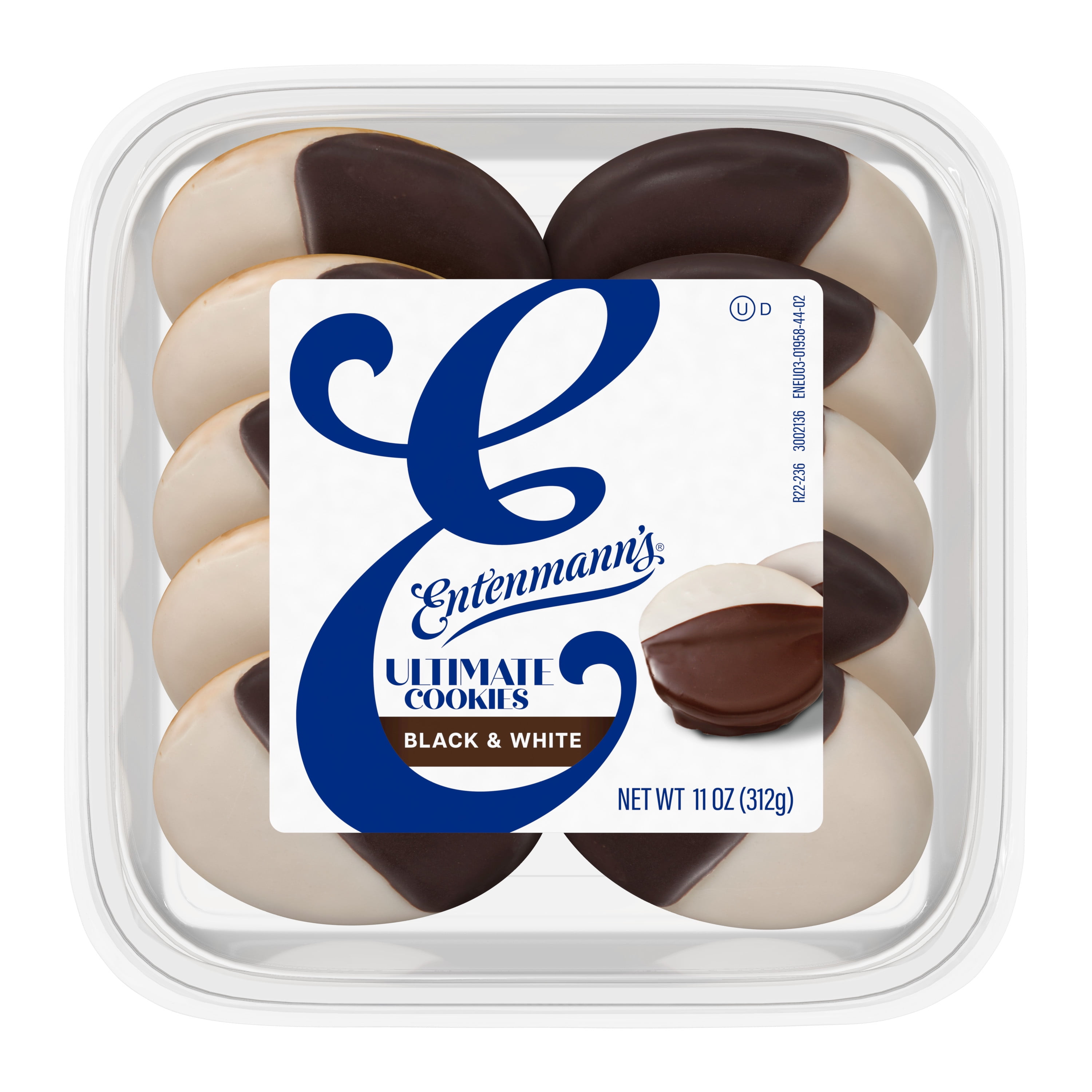Entenmann's Ultimate Black & White Cookies, 11 oz