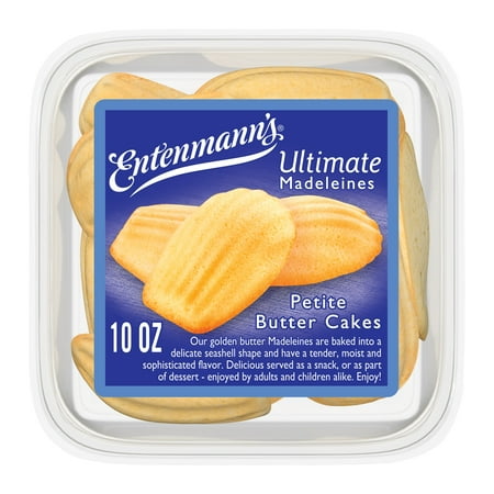 Entenmann's Ultimate Madeleines Cakes, 10 oz, Butter Mini Cookies, Container