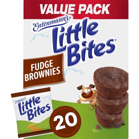 Little Bites Fudge Brownies, 20 packs, Real Chocolate Mini Muffins, 39 oz Multipack