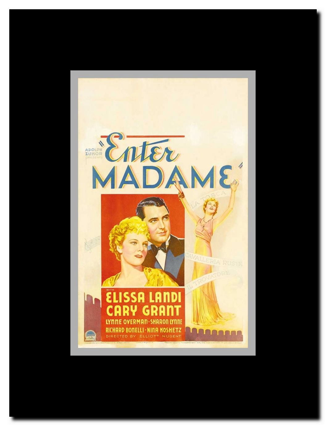 Enter Madame Framed Movie Poster