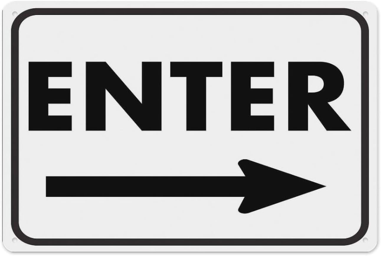 Enter (Right Arrow) Sign 8