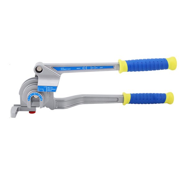 Enter Single Tube Molder Tool For Soft Bronze And Aluminum Conduits Highlighting Measurements 6mm 10mm 12mm Handle Action