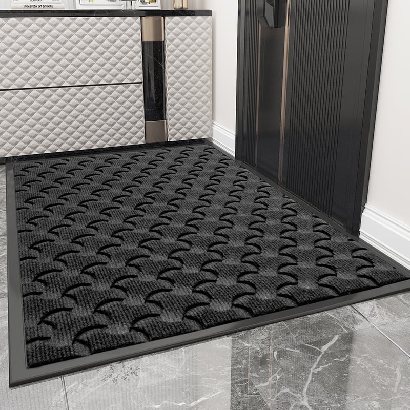 Enter The Door, Stepping On The Foot, Pad The Door And Pad Into The