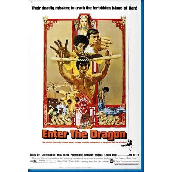 Enter The Dragon Movie Poster 24x36 Unframed, Age: Adults Best Posters