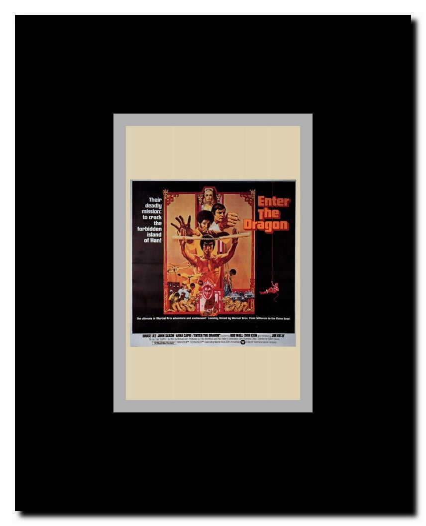 Enter the Dragon Framed Movie Poster